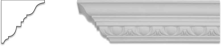 Coving_Cornice Plaster Mouldings_ Egg & Dart